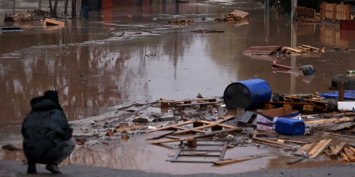 El centro-sur de Chile en zona de catástrofe por intensas lluvias