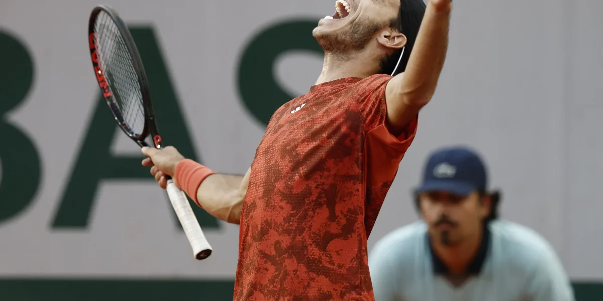 Francisco Cerúndolo was eliminated from Roland Garros and suffered a scandalous error