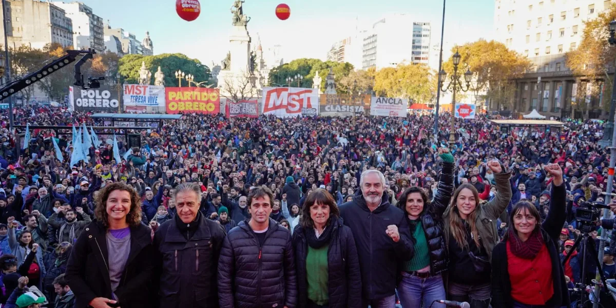 Left Front: the Partido Obrero and MST presented their list headed by Solano and Ripoll