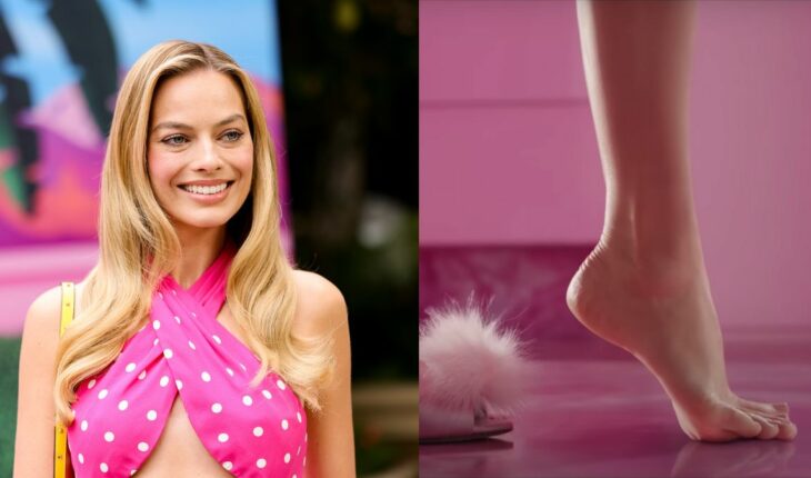 Margot Robbie finalmente explica la escena viral de sus pies en Barbie — Rock&Pop