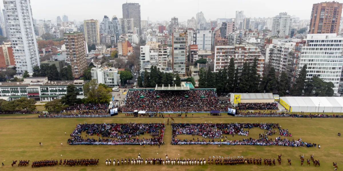 More than 9 thousand children swore allegiance to the flag in the Argentine Polo Association
