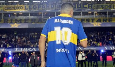 Riquelme’s emotional speech at La Bombonera, with a special tribute to Maradona