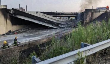 United States: A stretch of highway collapsed in Philadelphia