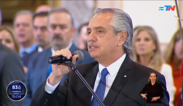 Video: Alberto Fernández en el Tedeum del 25 de Mayo: “Tenemos que construir una convivencia democrática”