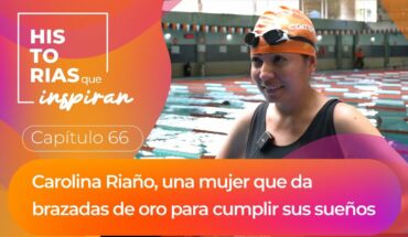 Video: Carolina Riaño, una mujer que se lanzó al agua para cumplir sus metas, de la mano de Fides Compensar