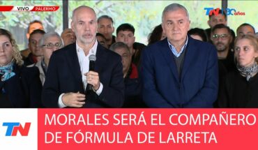 Video: INTERNA JxC I Rodríguez Larreta presentó a Gerardo Morales como su compañero de fórmula presidencial