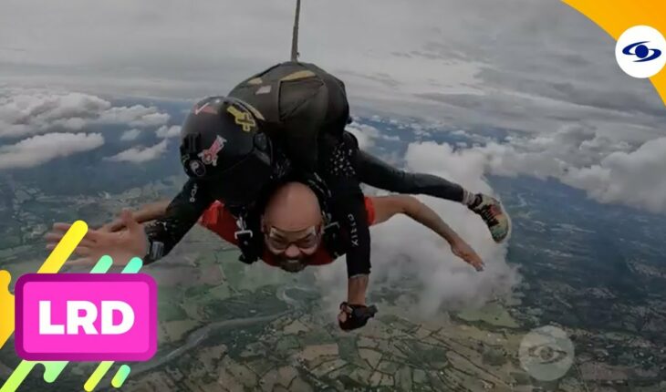 Video: La Red: Carlos Vargas se animó a saltar en paracaídas en compañía de Cristina Warner – Caracol TV