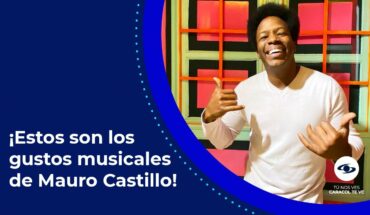 Video: Mauro Castillo aseguró que tiene más de 500 canciones en su playlist favorita- Caracol TV