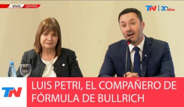 Video: Patricia Bullrich presentó a Luis Petri como su candidato a vicepresidente: “Argentina no da más”