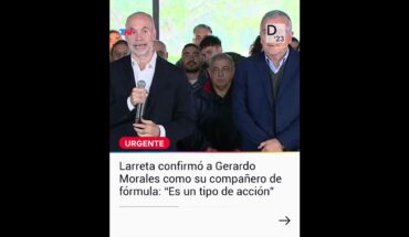 Video: Rodríguez Larreta confirmó a Gerardo Morales como su compañero de fórmula: “Es un tipo de acción”