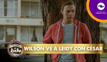 Video: Wilson persigue a Leidy y la ve besando a otra joven- La Gloria de Lucho