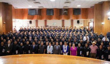 Con Fortapaz, certifican a 159 policías municipales para fortalecer seguridad