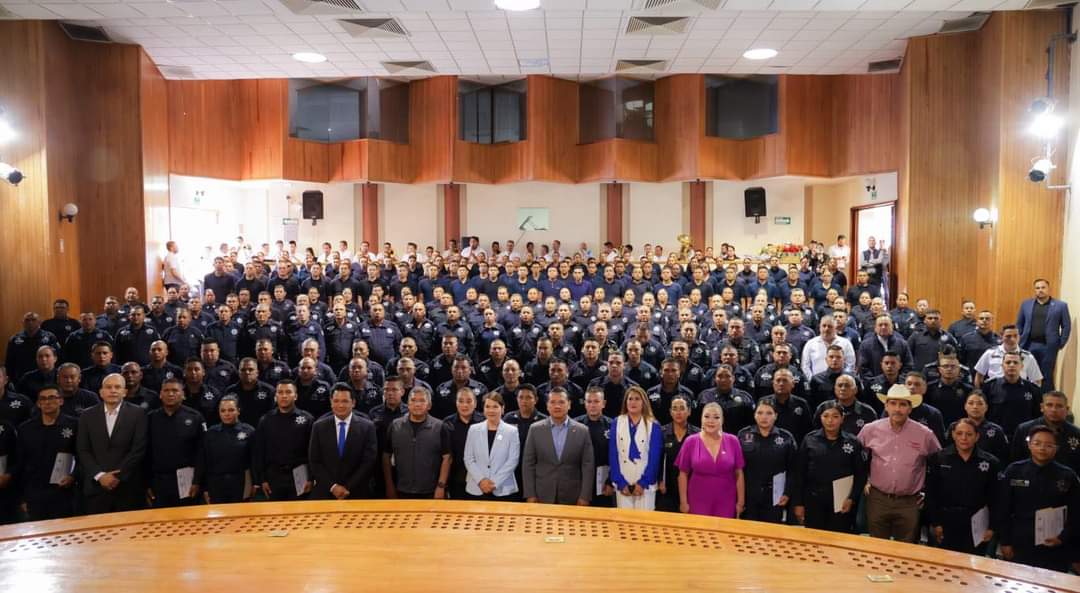 Con Fortapaz, certifican a 159 policías municipales para fortalecer seguridad