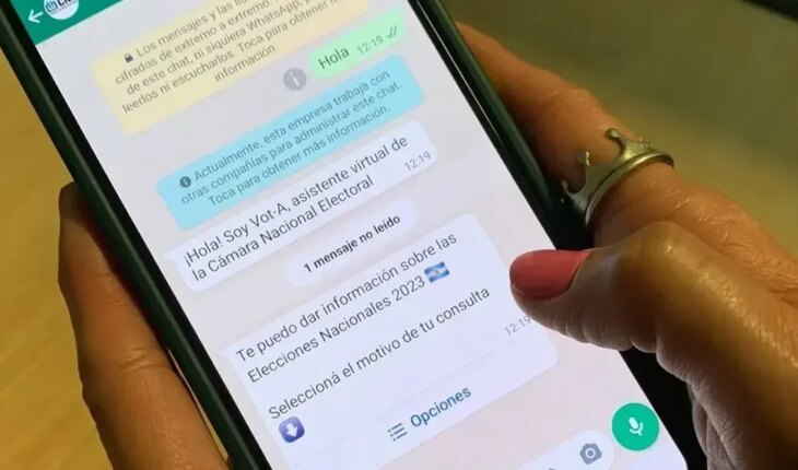 Elections 2023: launch a ChatBot on WhatsApp to answer questions