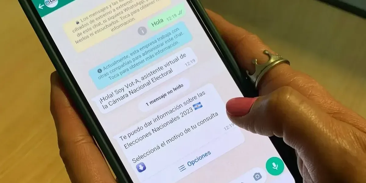 Elections 2023: launch a ChatBot on WhatsApp to answer questions