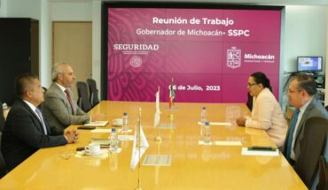 Gobierno de Michoacán y SSPC consolidarán acciones contra el homicidio doloso