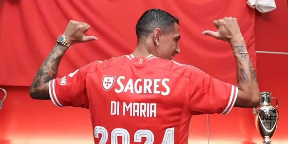 "I chose with my heart": Angel Di Maria was presented to a crowd as Benfica's new reinforcement