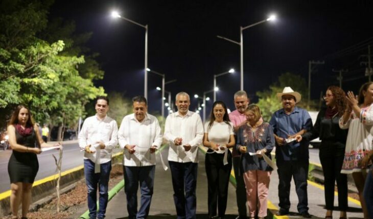 Inaugura Bedolla rehabilitación de avenida en Apatzingán