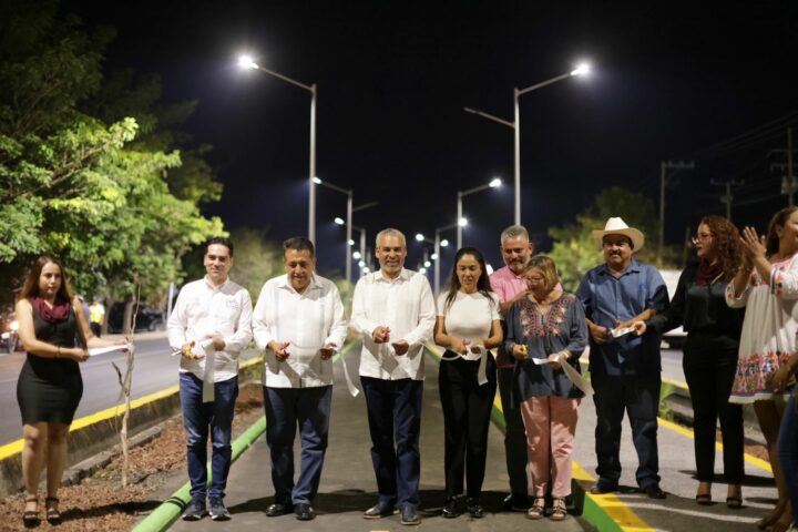 Inaugura Bedolla rehabilitación de avenida en Apatzingán