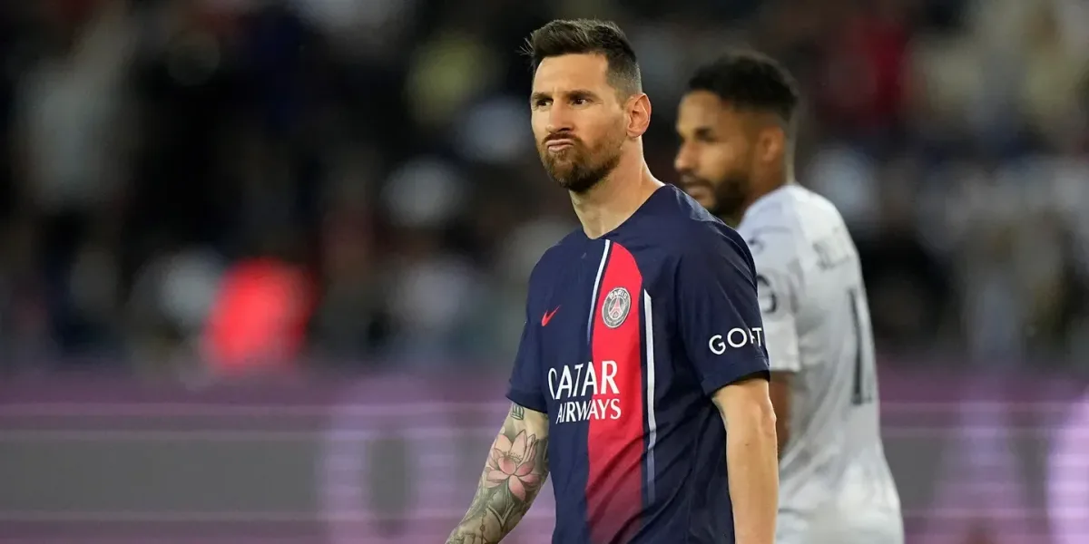 Lionel Messi ended his time at PSG with a forceful gesture