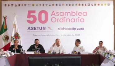 Michoacán generates confidence in tourism: Asetur