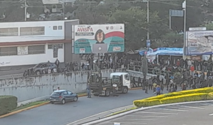 Reinician bloqueo en la autopista en Chilpancingo; SSCP identifica a dos lideres