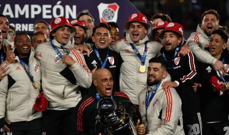 River festejó el título de la Liga Profesional con una victoria sobre Racing