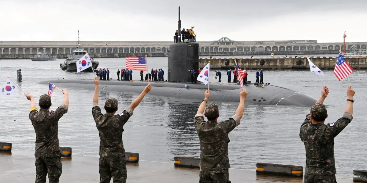 Tensión en Asia: EEUU realizó ejercicios con un submarino nuclear