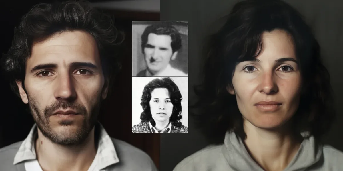 Un artista usó una inteligencia artificial para mostrar cómo podrían verse hoy los nietos apropiados en dictadura