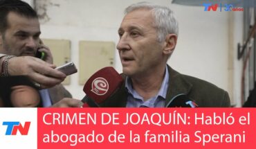 Video: CRIMEN DE JOAQUÍN: “No sabemos si hubo mas personas involucradas” Abogado de la familia de Joaquín