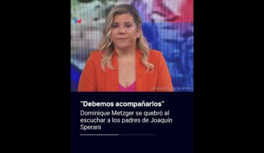 Video: Dominique Metzger se quebró al escuchar a los padres de Joaquín Sperani