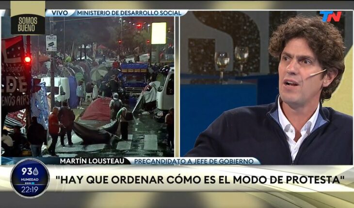 Video: “Hay que ordenar cómo es el modo de protesta” Martín Lousteau, precandidato a Jefe de Gobierno
