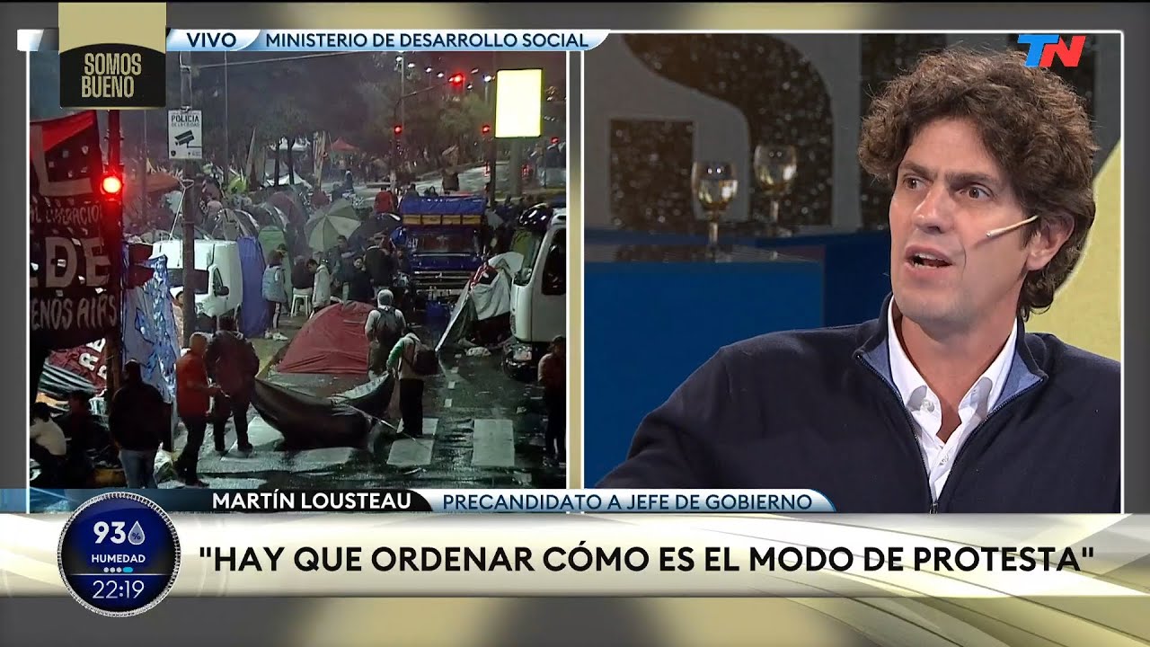 "Hay que ordenar cómo es el modo de protesta" Martín Lousteau, precandidato a Jefe de Gobierno