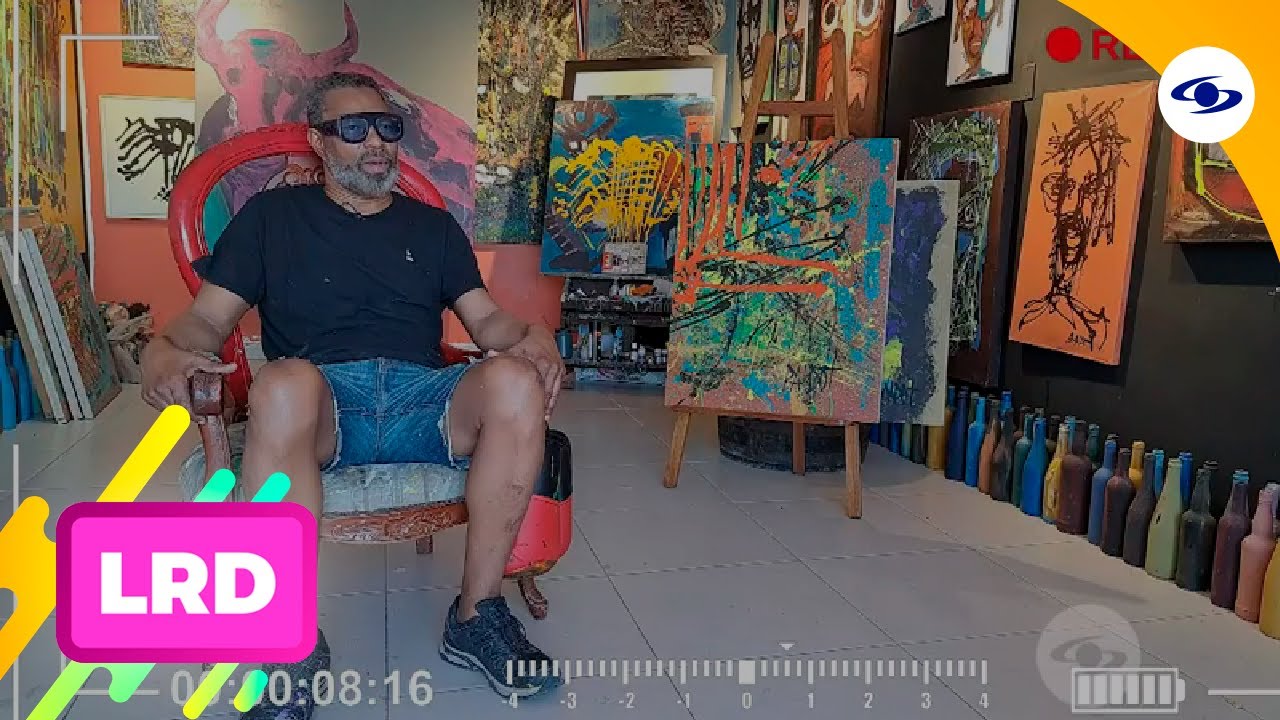 La Red: Uvaldo Torres, el exboxeador que pinta cuadros con la ayuda de sus guantes - Caracol TV