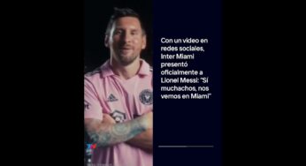 Video: Lionel Messi firmó su contrato y el equipo de la MLS lo celebró en sus redes I #Shorts