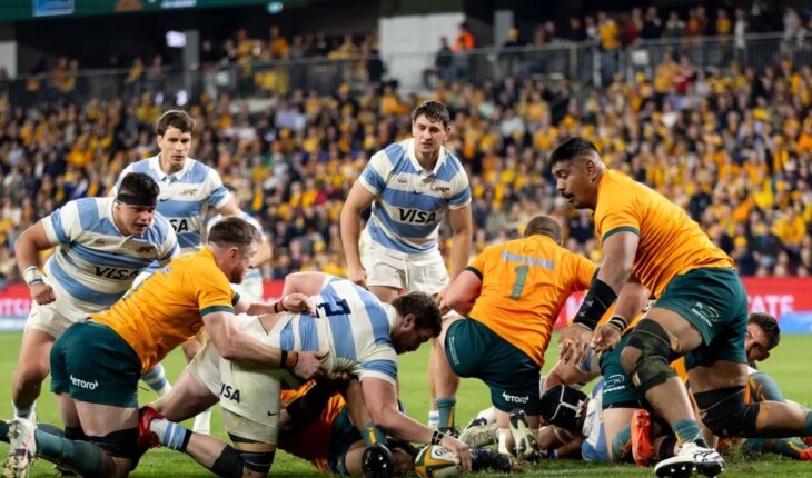With a last-minute try, Los Pumas beat Australia in the Rugby Championship