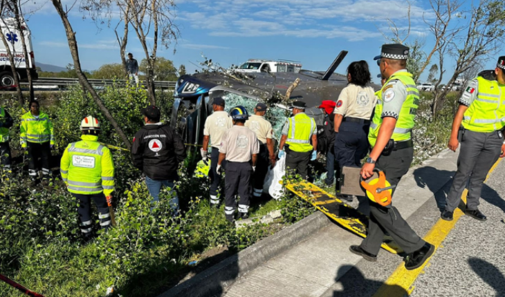 Accidente en la autopista México-Querétaro deja al menos 8 muertos