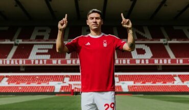 Another Premier League world champion: Gonzalo Montiel was presented as a new Nottingham Forest player
