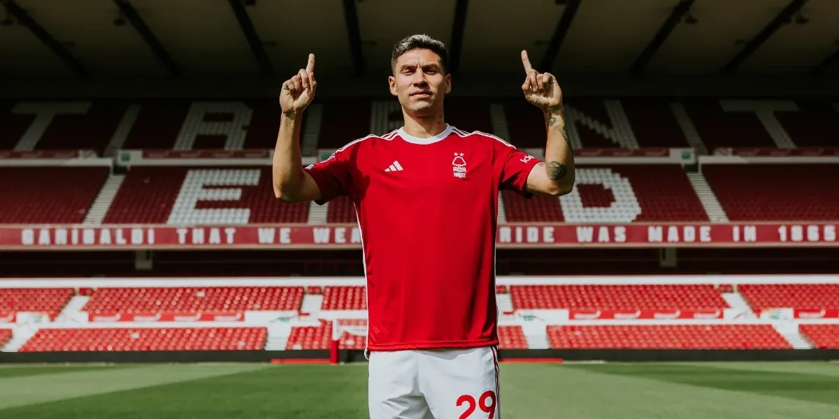 Another Premier League world champion: Gonzalo Montiel was presented as a new Nottingham Forest player