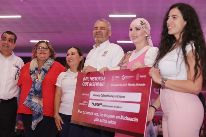Apoyo a mujeres con cáncer llega a más de mil beneficiarias: Bedolla