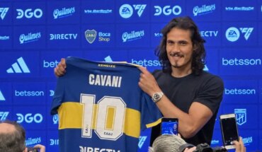 Cavani fue presentado en Boca: “Voy a defender esta camiseta como si fuese hincha de toda la vida”