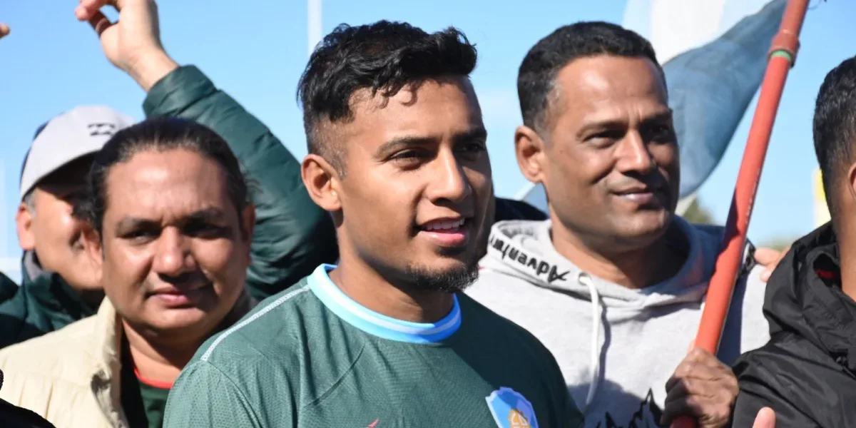 Debutó el capitán de la selección de Bangladesh en el fútbol argentino y marcó un gol