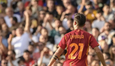Dybala marcó un golazo en la derrota de Roma ante Toulouse
