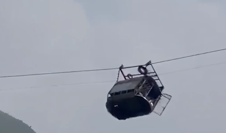 Pakistan: Seven children and one man rescued after being trapped in cable car