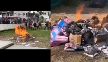 “Son libres de manifestarse” AMLO a quienes quemaron libros