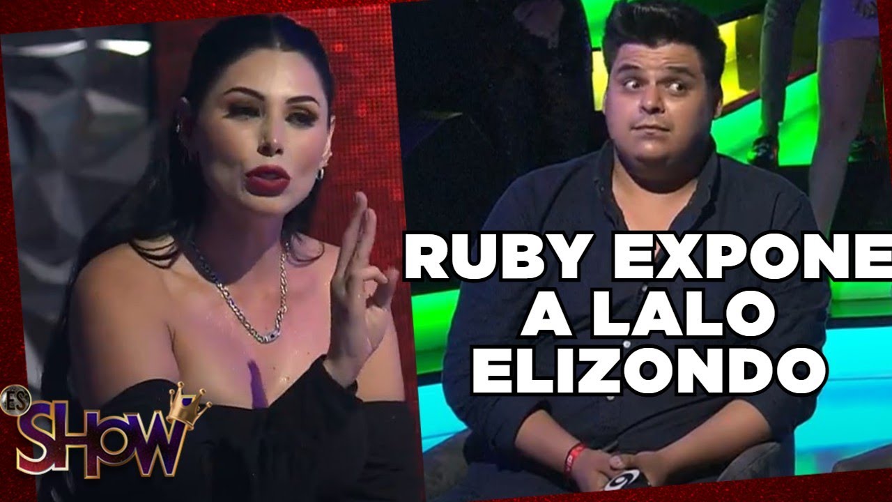 "A tu ex le quitaste un carro": Ruby González acusa a Lalo Elizondo | Es Show