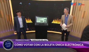 Video: COMO VOTAR CON LA BOLETA ÚNICA ELECTRÓNICA I Federico Fahey, director del IGE