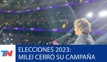 Video: Cumbia, micros y el “que se vayan todos“: el lado B del acto de cierre de campaña de Javier Milei