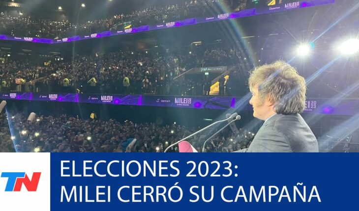 Video: Cumbia, micros y el “que se vayan todos“: el lado B del acto de cierre de campaña de Javier Milei