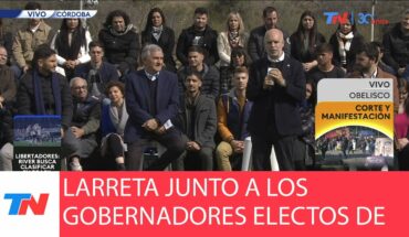 Video: LARRETA EN CÓRDOBA: Se mostró junto a los gobernadores electos de Juntos por el Cambio